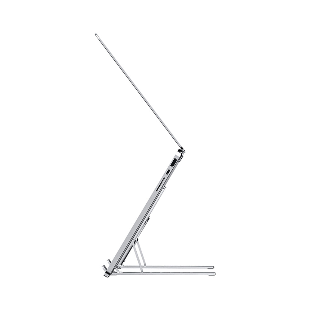 Recci RHO-M21 Çok Fonksiyonlu 5 Kademeli Ayarlanabilir Dizüstü Laptop Standı Gümüş