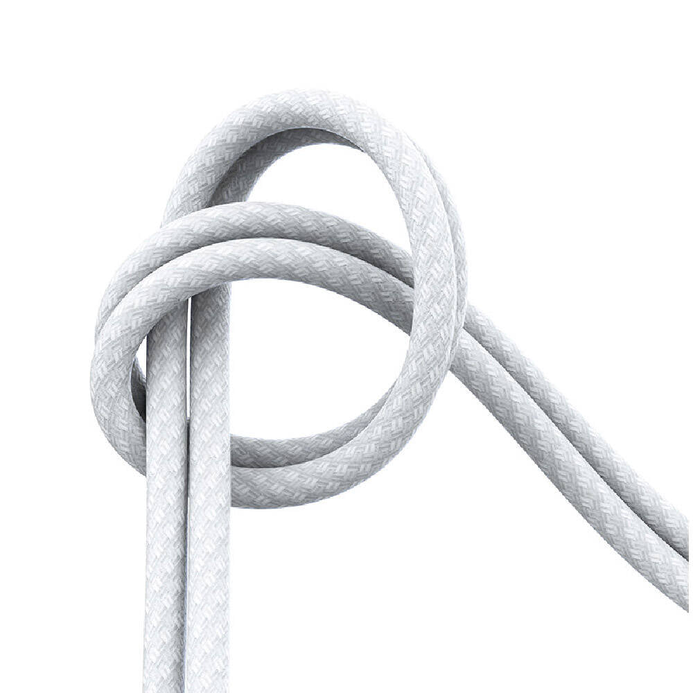 Recci RS15CC Nature Serisi 60W Hızlı Şarj Özellikli Type-C To Type-C PD Kablo 2M Beyaz