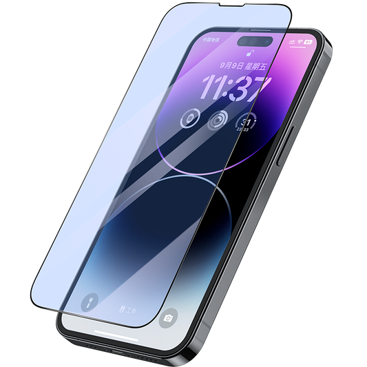 Apple iPhone 13 Recci Anti-Blue Light Cam Ekran Koruyucu Renksiz