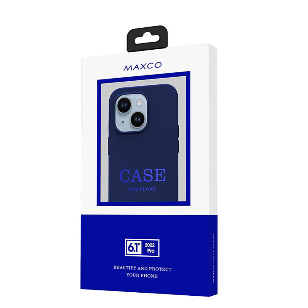 Apple iPhone 14 Kılıf M-safe Şarj Özellikli Liquid Silikon Recci Mousse Serisi Kapak Siyah