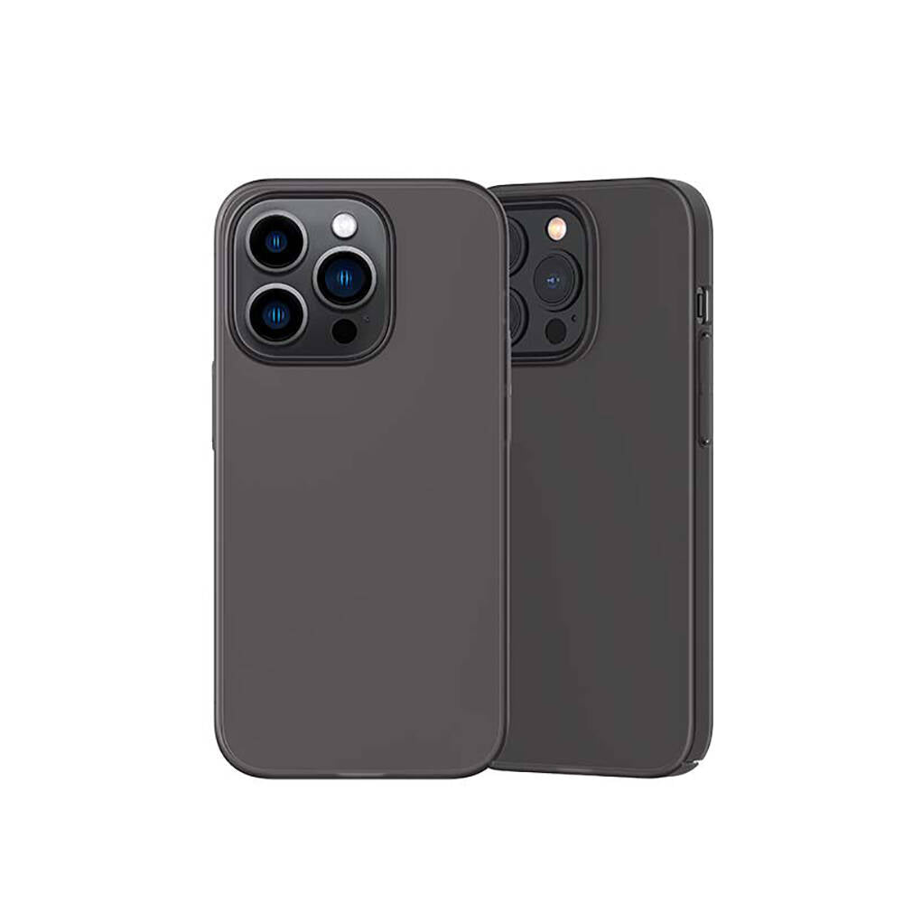 Apple iPhone 14 Pro Kılıf Ultra İnce Mat PC Arka Yüzey Recci Elite Serisi Kapak Beyaz