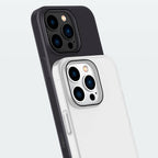 Apple iPhone 14 Pro Kılıf Ultra İnce Mat PC Arka Yüzey Recci Elite Serisi Kapak Beyaz