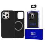 Apple iPhone 14 Pro Max Kılıf M-safe Şarj Özellikli Liquid Silikon Recci Mousse Serisi Kapak Mavi