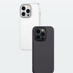 Apple iPhone 14 Pro Max Kılıf Ultra İnce Mat PC Arka Yüzey Recci Elite Serisi Kapak Beyaz
