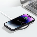 Apple iPhone 14 Pro Max Kılıf Ultra İnce Mat PC Arka Yüzey Recci Elite Serisi Kapak Gri