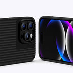 Apple iPhone 15 Kılıf Recci Aurora Serisi M-safe Şarj Özellikli Kapak Siyah