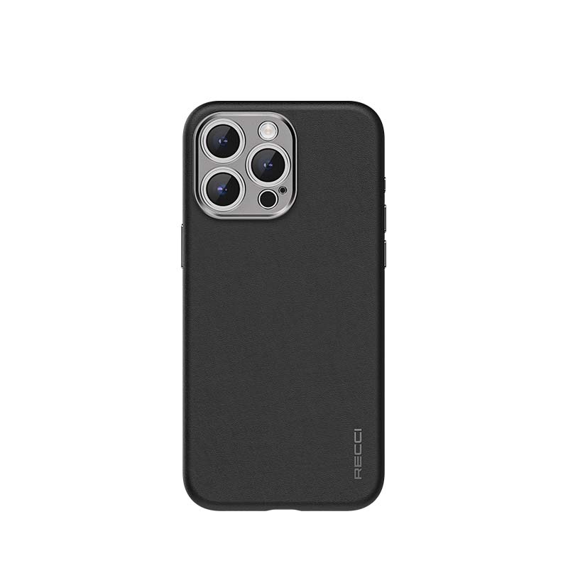 Apple iPhone 15 Pro Kılıf Recci M-safe Şarj Özellikli Kamera Korumalı Explore Serisi Kapak Siyah