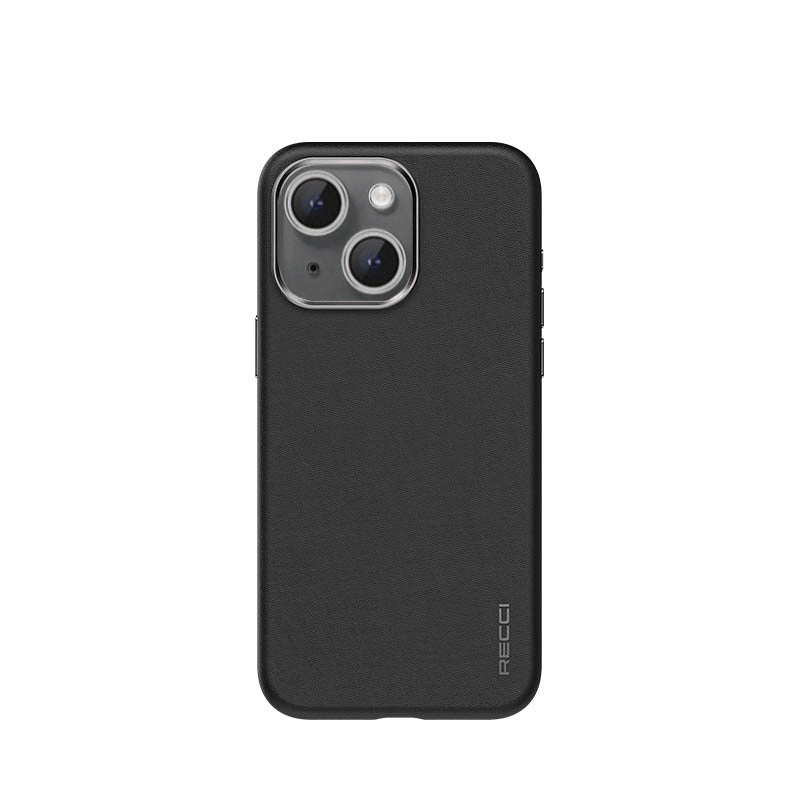 Apple iPhone 15 Plus Kılıf Recci M-safe Şarj Özellikli Kamera Korumalı Explore Serisi Kapak Siyah