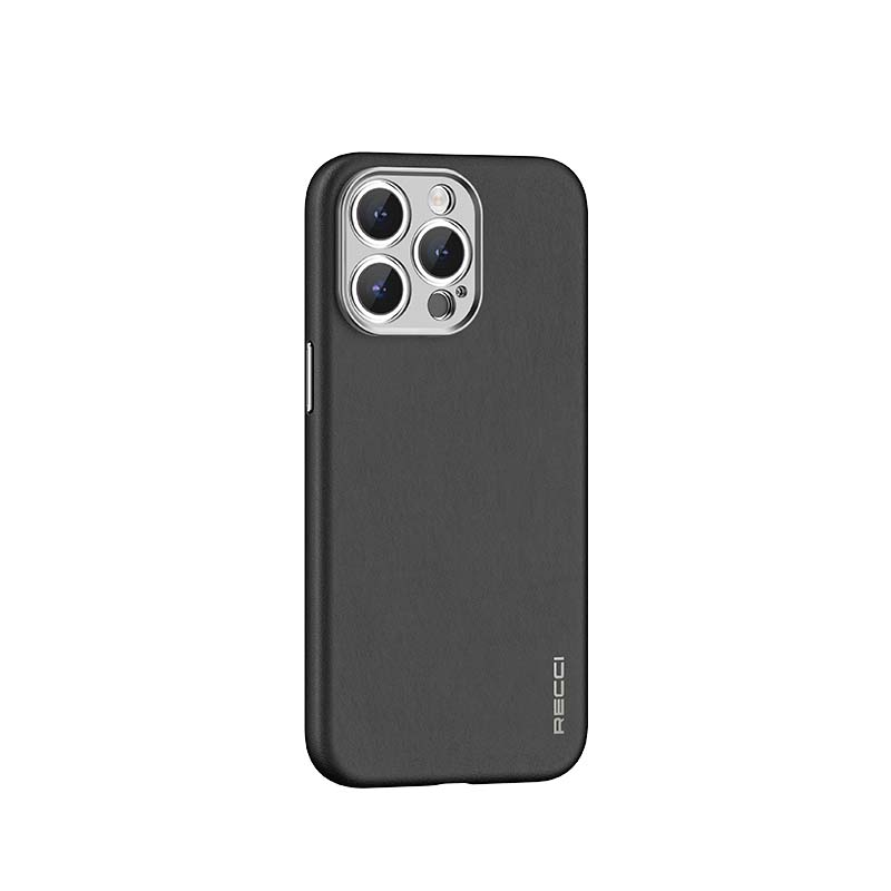 Apple iPhone 15 Pro Max Kılıf Recci M-safe Şarj Özellikli Kamera Korumalı Explore Serisi Kapak Siyah