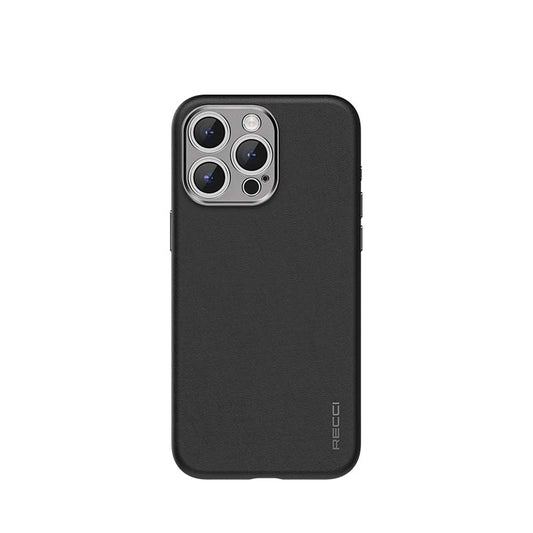 Apple iPhone 15 Pro Max Kılıf Recci M-safe Şarj Özellikli Kamera Korumalı Explore Serisi Kapak Siyah