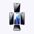 Apple iPhone 15 Pro Max Recci RSP-A08SP 3D Privacy Shield Temperli Cam Ekran Koruyucu Gri