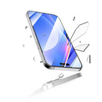 Apple iPhone 15 Pro Recci RSP-A02SD 3D HD Full Transparan Temperli Cam Ekran Koruyucu Siyah