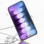 Apple iPhone 15 Pro Recci RSP-A17AP Privacy Temperli Cam Ekran Koruyucu Gri