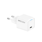 Recci RC106E GaN Teknolojili Hızlı Şarj Başlığı Type-C to Type-C PD 25W Kablolu Şarj Seti Beyaz