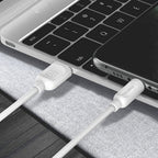 Recci RCL-P100 City of Sky Serisi Lightning to USB-A Data ve Şarj Kablosu 1M Siyah