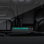 Recci RCS-C03 Gece Görülebilir ve Gizlenebilir Numara Özellikli Araç Park Numaratörü Siyah