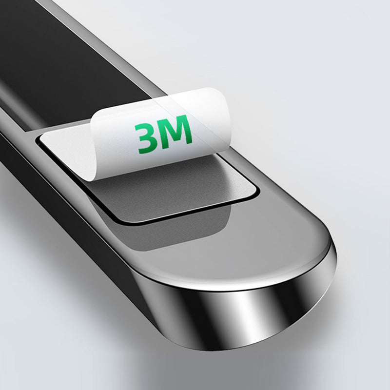 Recci RCS-C06 Plating Kaplama Yüzey Gece Görülebilir ve Gizlenebilir Numara Özellikli Araç Park Numaratörü Gri