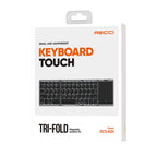 Recci RCS-K01 Katlanabilir Kablosuz Multifonksiyonel Touchpad Klavye Gri