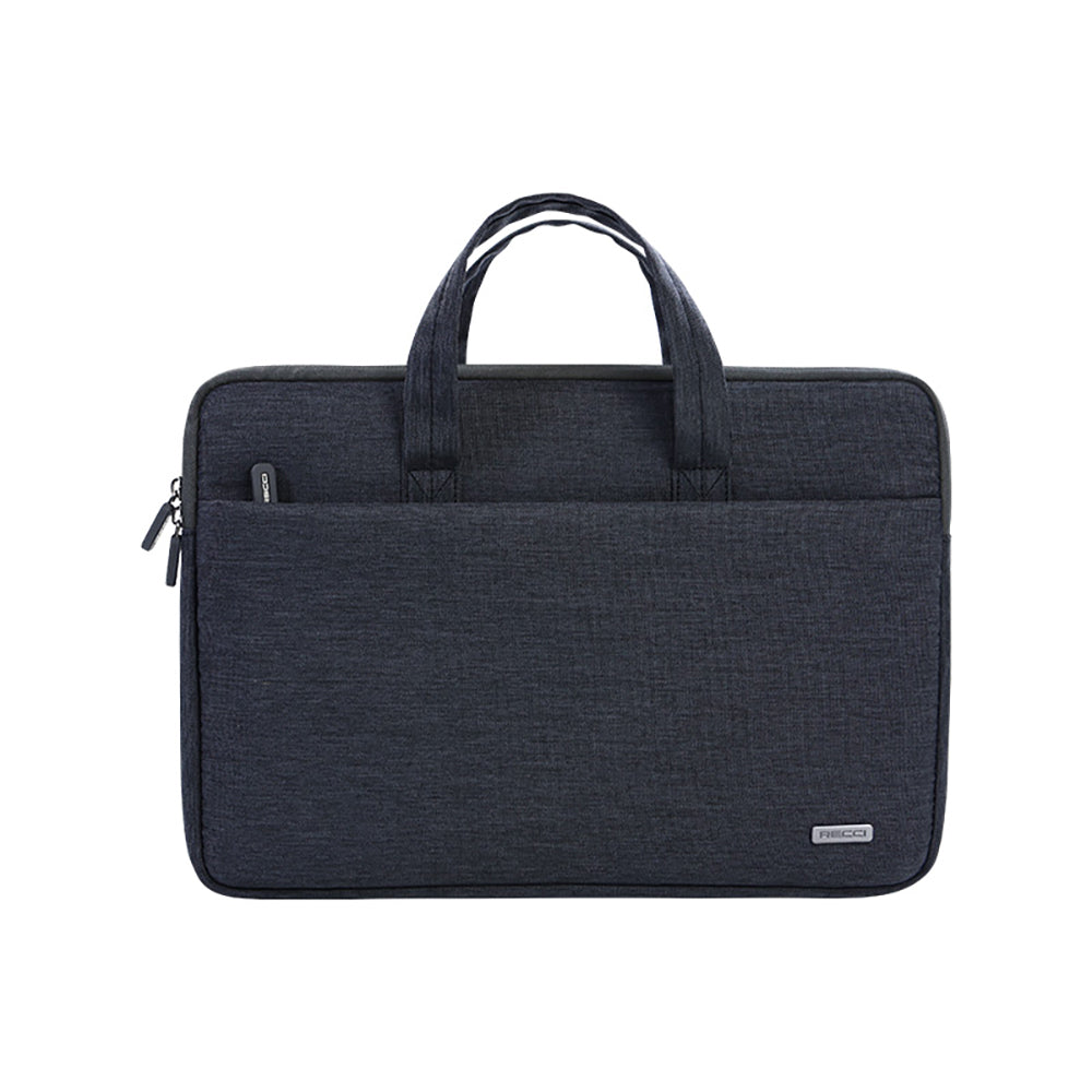 Recci RCS-S06 Su Geçirmez Polyester Kumaş 14 inç Laptop Çantası Siyah