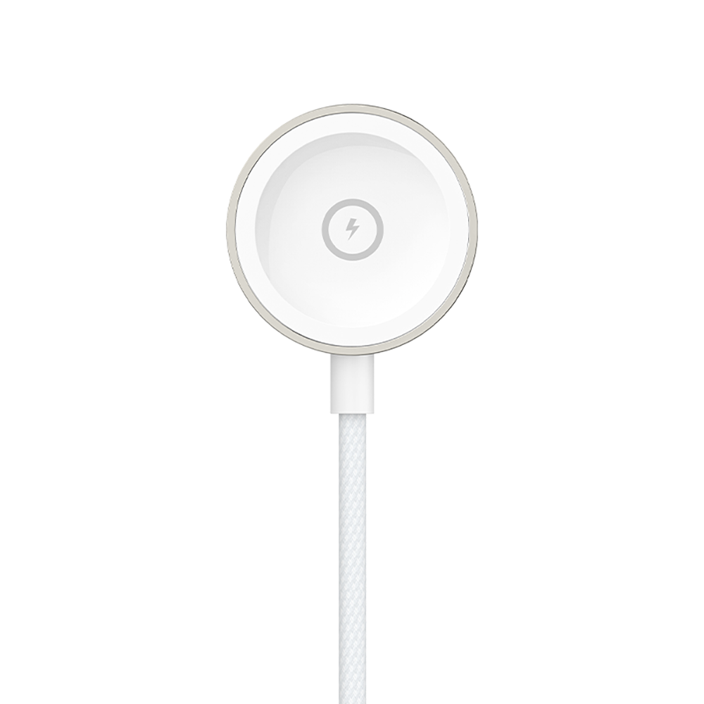Recci RCW-39 2in1 Akıllı Saat Wireless Şarj Kablosu Beyaz