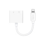 Recci RDS-A01 Lightning 2in1 Şarj ve Ses Adaptörü Beyaz