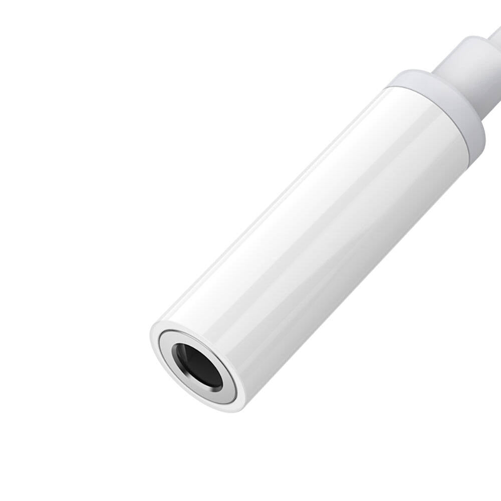 Recci RDS-A03 3.5mm to Type-C Audio Kablo Beyaz