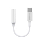 Recci RDS-A03 3.5mm to Type-C Audio Kablo Beyaz