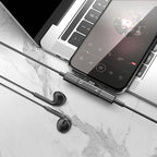 Recci RDS-A05 Lightning 2in1 Şarj ve Ses Adaptörü Siyah