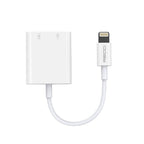 Recci RDS-A10 Lightning PD3.0 2in1 Şarj ve Ses Adaptörü Beyaz