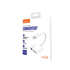 Recci RDS-A10 Lightning PD3.0 2in1 Şarj ve Ses Adaptörü Beyaz