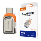 Recci RDS-A16C Ultra Hızlı Veri Aktarıcı Adaptör USB 3.0 to Type-C OTG Gri