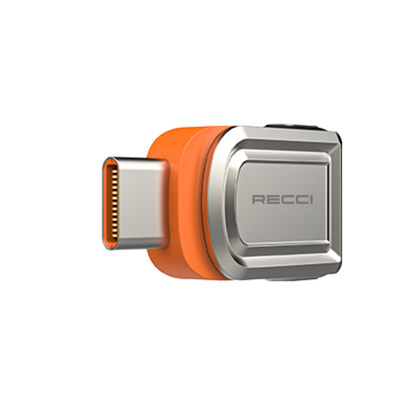 Recci RDS-A16C Ultra Hızlı Veri Aktarıcı Adaptör USB 3.0 to Type-C OTG Gri