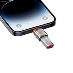 Recci RDS-A16L Ultra Hızlı Veri Aktarıcı Adaptör USB 3.0 to Lightning OTG Gri