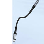 Recci RDS-A23 3.5mm to Lightning Audio Kablo Gri