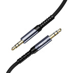 Recci RDS-A28 3.5mm to 3.5mm AUX Audio Kablo Gri