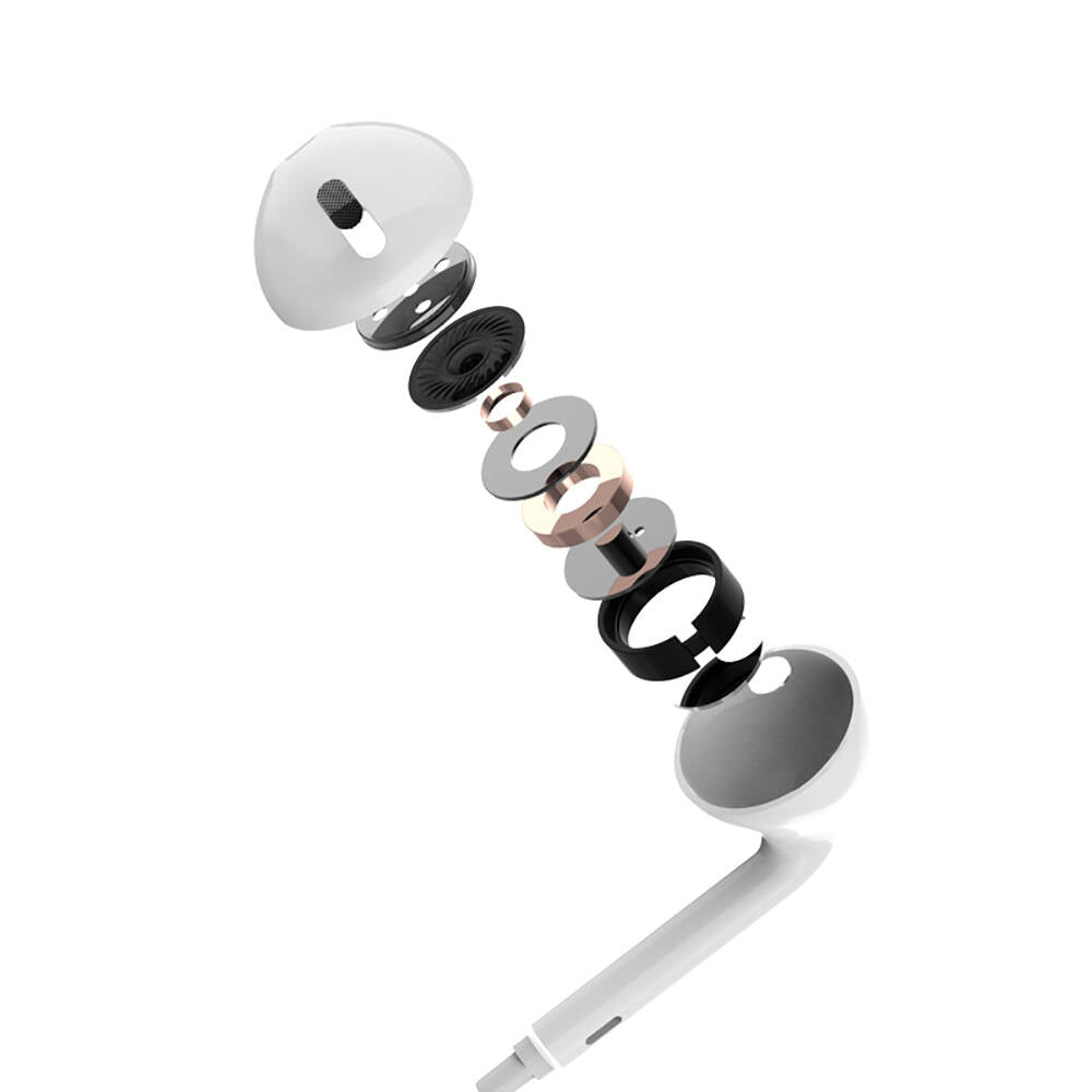 Recci REP-L07 Hi-Fi Ses Kaliteli 3.5mm Kulakiçi Kulaklık Beyaz