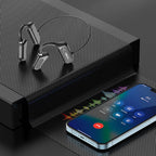 Recci REP-W27 Flutter Serisi Suya Dayanıklı Sporcu Bluetooth Kulaklık Siyah