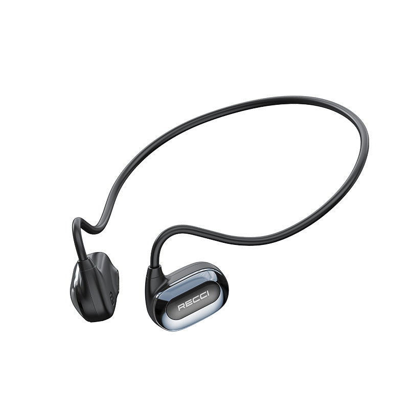 Recci REP-W63 Phantom Serisi Hi-Fi HD Ses Kaliteli Hava İletimi Kulak Üstü Bluetooth Kulaklık Siyah