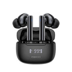 Recci REP-W77 Warrior Serisi ANC Özellikli TWS Kulak İçi Bluetooth v5.3 Kulaklık Siyah