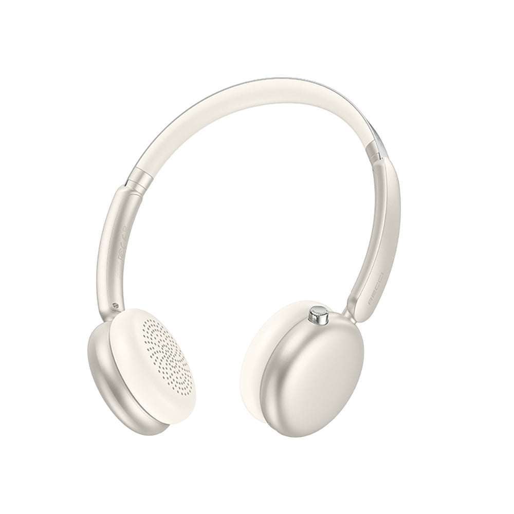 Recci REP-W95 ANC/ENC Özellikli Hi-Fi Ses Kaliteli Kulak Üstü Bluetooth v5.3 Kulaklık Gold