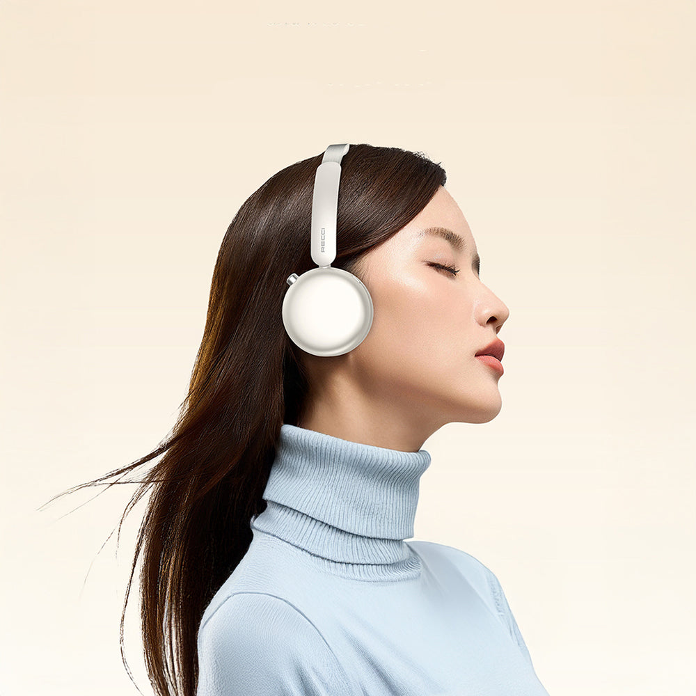 Recci REP-W95 ANC/ENC Özellikli Hi-Fi Ses Kaliteli Kulak Üstü Bluetooth v5.3 Kulaklık Gold