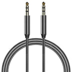 Recci RH01 3.5mm to 3.5mm AUX Audio Kablo Siyah