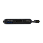 Recci RH05 Type-C to Type-C PD100W + HDMI 4K@30Hz + USB3.0 Bağlantı Özellikli 3in1 Hub Gri