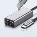 Recci RH12 VGA to Type-C Dönüştürücü Kablo Gri