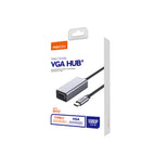 Recci RH12 VGA to Type-C Dönüştürücü Kablo Gri