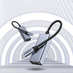 Recci RH12 VGA to Type-C Dönüştürücü Kablo Gri