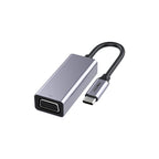 Recci RH12 VGA to Type-C Dönüştürücü Kablo Gri