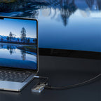 Recci RH16 Type-C to Type-C PD100W + USB3.0 + HDMI + Type-C Bağlantılı 5in1 Hub Gri