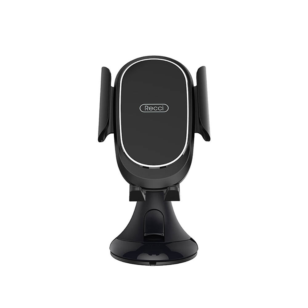 Recci RHO-C02 360 Derece Dönebilen Vakumlu Tasarım Araç Telefon Tutucu Siyah