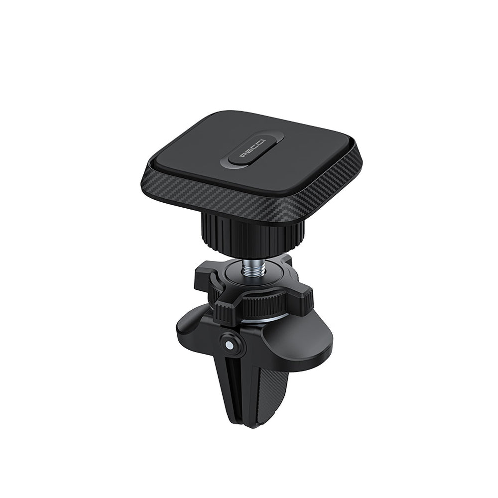 Recci RHO-C28 Araç İçi Magnetik Telefon Tutucu Havalandırma Tasarım Siyah